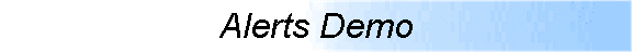Alerts Demo